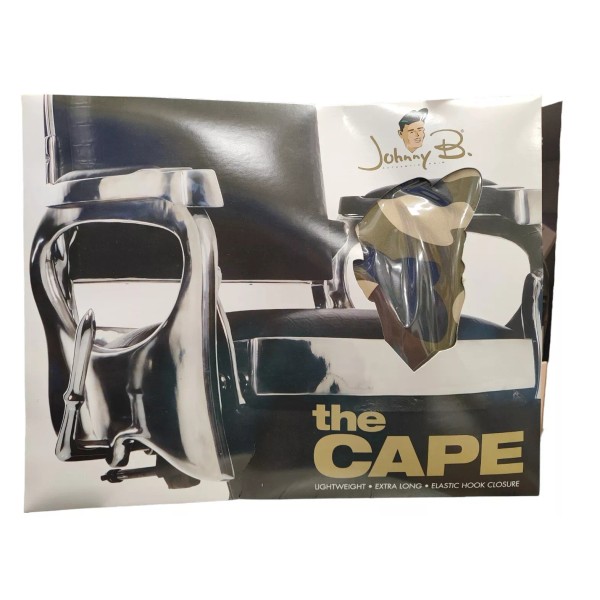 Johnny B *Guaranteed AUTHENTIC* Johnny B Premium Barber Cape *CAMO*