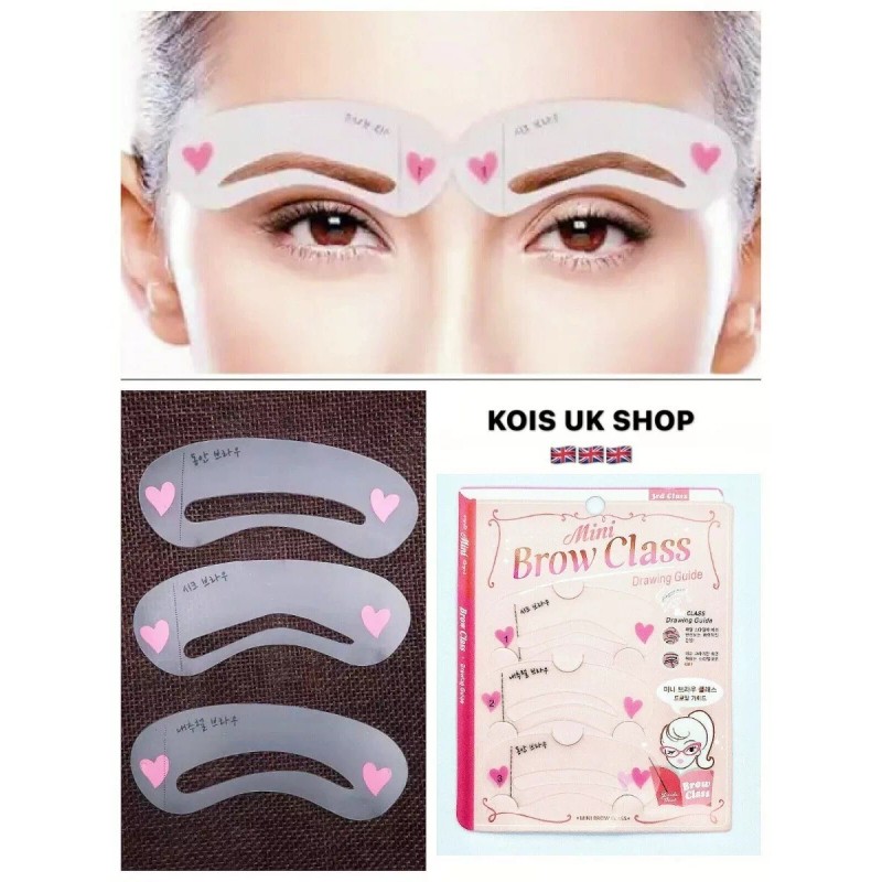 OEM Plantilla Para Ceja 3 Tipo Fashion Ceja Perfecta Al