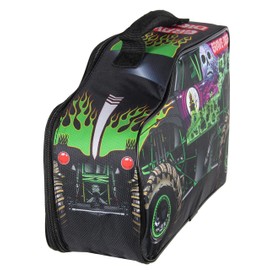INTIMO Monster Jam Grave Digger Truck Shaped Insulated Big Large Work Lunch Box Bag