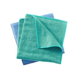 HAKA Bamboo Cotton Cloths, Absorbent Cleaning Cloths, Scratch & Lint Free, for High Gloss Surfaces, No Microfibre, Pack of 2