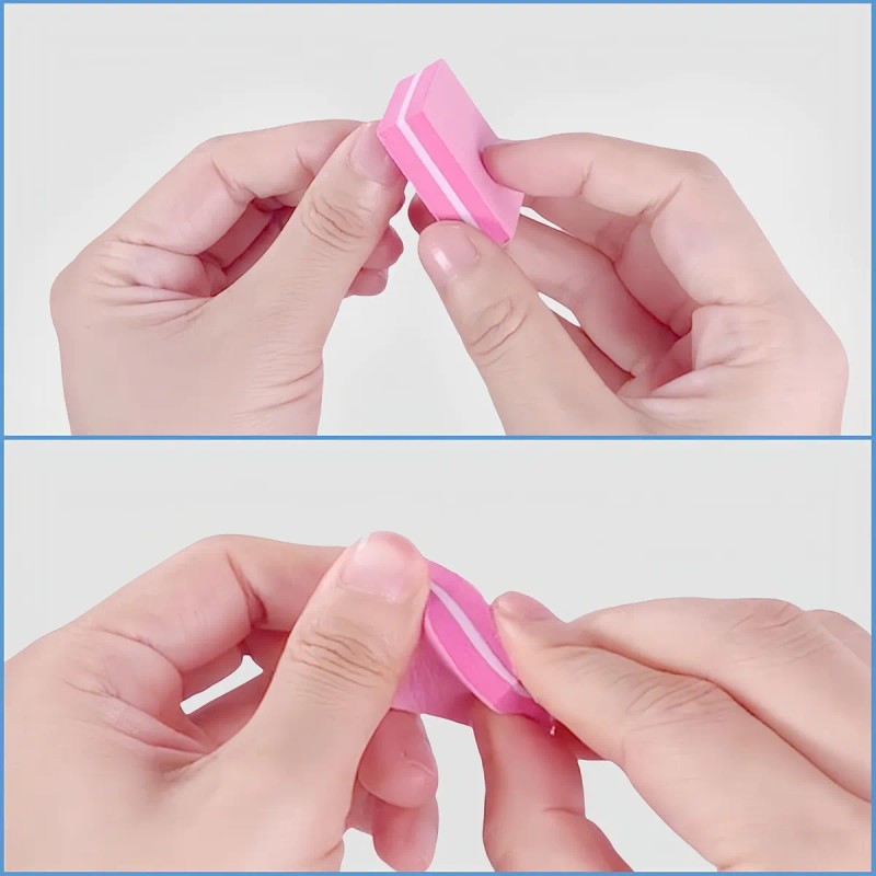 100 Piezas Limas Sponge/limas Nails/limas Nails Spongee