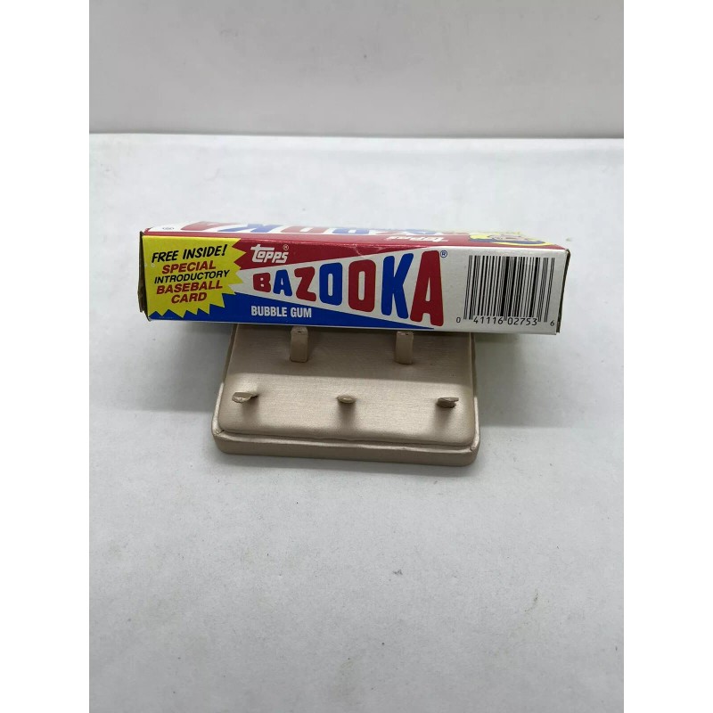 Vintage 1988 Box Topps Bazooka Bubble Gum 3.4oz with Introductory