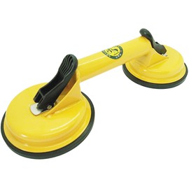 Aupur Suction Cup Vacuum Lifter, Multi-Grip, Double Suction, Strong Suction Plate, Maximum Load Capacity 220.5 lbs (100 kg), Diameter 4.7 inches (12 cm) (Aluminum)