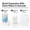 ColdCool Compressed Face Towels, 100 Count Disposable Cotton Coin Tissues