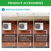 MOOITEK 3" 17Ft PVC Line Set Cover Kit for Ductless