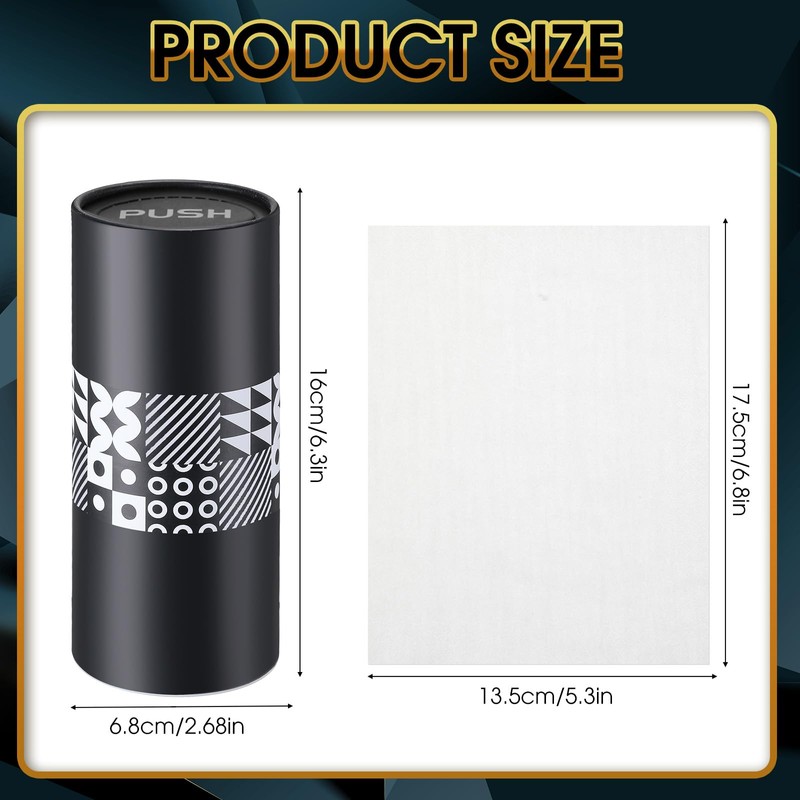 Eaasty 8 Pack Car Tissue Cylinder Holder with Facial Napkins