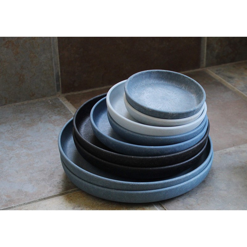 Hachiman Gardens 231875 Arbre Eco Plate, Round, Gray (GY), No.