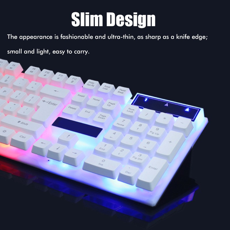 USB Gaming Keyboard and USB Mouse Combo LED Backlit Keyboard