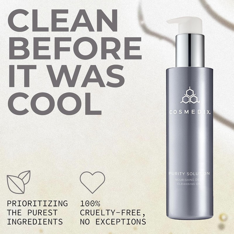 CosMedix Purity Solution Nourishing Deep Cleansing Oil for Unisex Cleansing