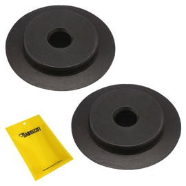 2 x SabreCut APSCWC01_2 Replacement Cutting Wheels for Automatic Pipe Cutters Compatible with APSC15 and APSC22 - Longlife SKS-3 High Chrome Tool Steel Blades for Smooth Accurate Cuts