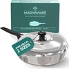 MAGNAWARE Cast Aluminum Sauté Pan with Lid 10 inch -