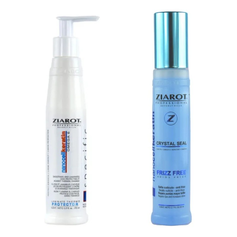 Planchado Exprés Con Protector De Calor Y Anti Frizz Ziarot