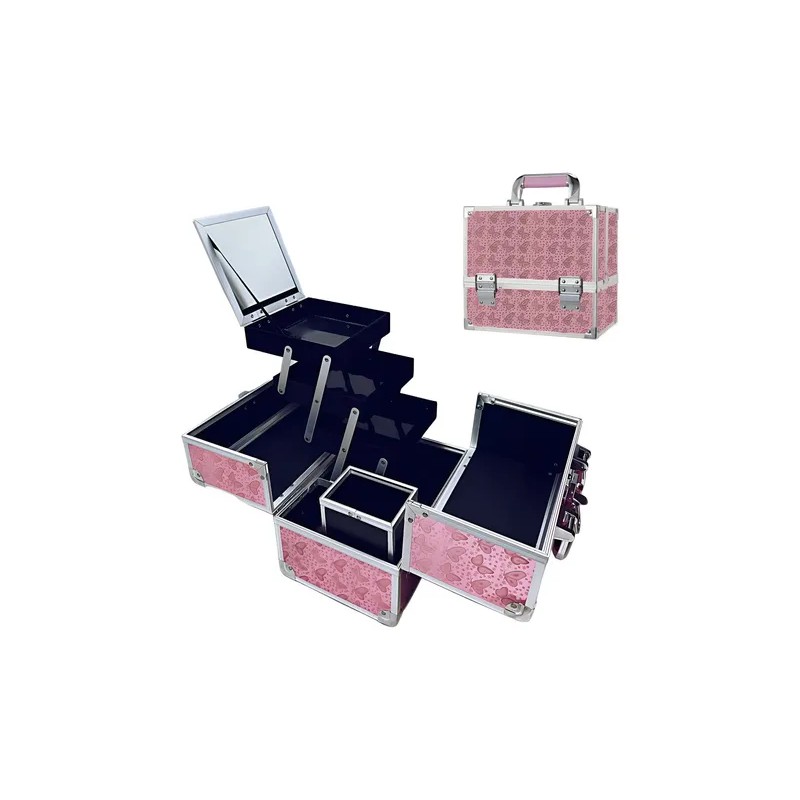 Neceser Maletin Mariposa Cosmetiquera Profesional Belleza