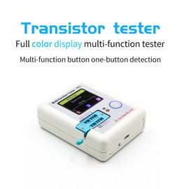 Treedix LCR-TC1 Meter Graphic Transistor Tester 1.8 inch TFT Graphic Display Resistance Capacitance Meters Multi-Function Tester LCR/NPN/PNP/MOSFET