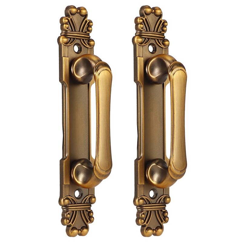 2Pcs/set Door Handle Zinc Alloy european style Antique Door Pull