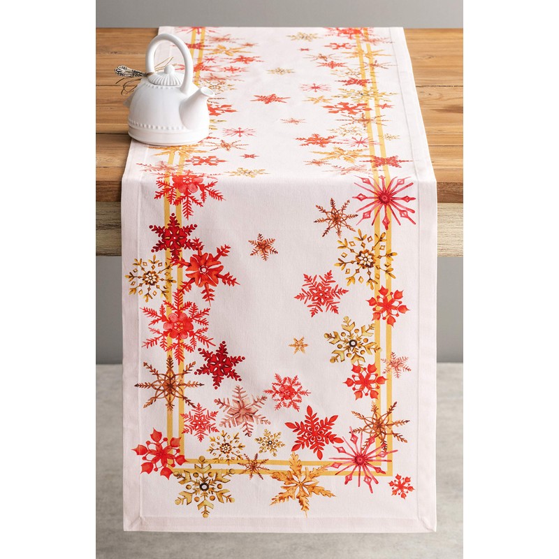 Maison d' Hermine Tablerunners 100% Cotton Decorative Tablerunner Washable Table