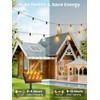Svater 50FT Solar String Lights Outdoor with Remote, ST38 Patio