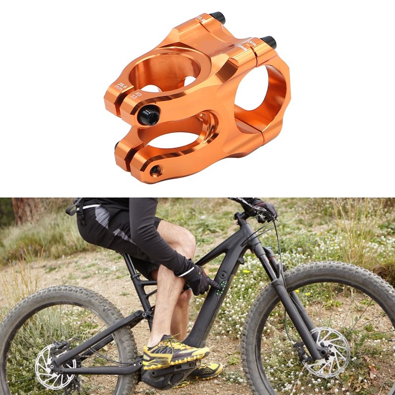 Gurtt Mountain Bike Stem Handlebar 35mm for Improved Control and