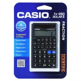Casio FX 260 SOLAR II Black Scientific Calculator