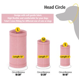 MAMORE Dog Calming Hoodie, Dog's Ear Muffs Head Cover for Anxiety Relief, Grooming and Force Drying Protection, Noise Canceling for Dogs (Grey, Small)