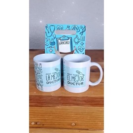 Taza Doctora Doctor Médicos Con Blister Para Regalo