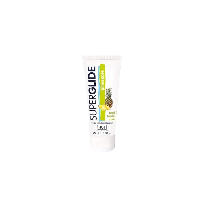 Superglide Edible Lubricant - Waterbased Pineapple 75 ml