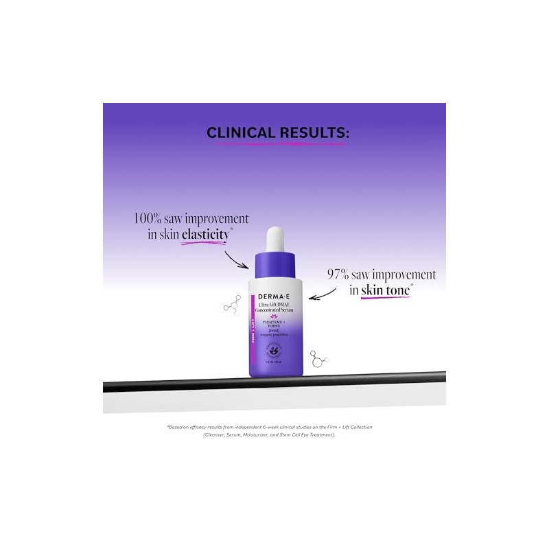 Derma-e Ultra Lift Dmae Concentrated Serum Unisex 1 Oz, 1