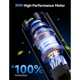 Grelife Tower Fan, 13" Electronic Model with Remote Control, 28dB Quiet Operation, 90° Wide Oscillation, 3 Speeds, 7.5H Timer, LED Display, Bladeless Safe Design for Bedroom Office Home Dorm and Desk