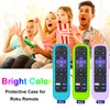 2 Pack Case for Roku Voice Remote Pro, Cover for
