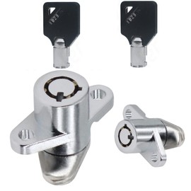 amavoler 2 Keys Saddlebag Lock Set Hard Saddle Bag Hardware Compatible for Harley Davidson Touring Street Glide Electra Glide Road Glide Road King 1993-2013