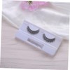 SAFIGLE Shiny Cross Fake Eyelashes 1 Pair Long Thick Eyelashes