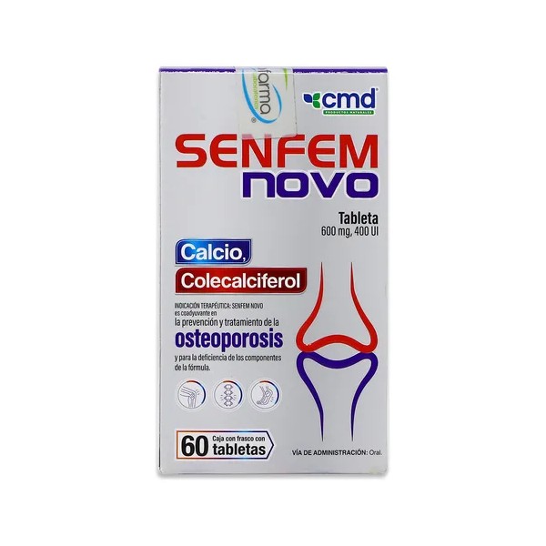 Sem 60 Tabs Calcio Colecalciferol Cmd Sabor Sin Sabor