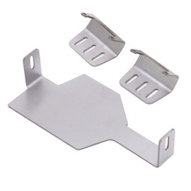 RC Chassis Armor Set Stainless Steel RC Protection Skid Plate for FMS 1941 1/12 RC Car