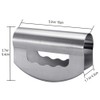 Salad Knife Chopper with Protective Cover - Stainless Steel Salad