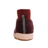 Acorn Unisex Polar Pair Ankle Fleece Slipper Sock, Garnet, 5.5-7