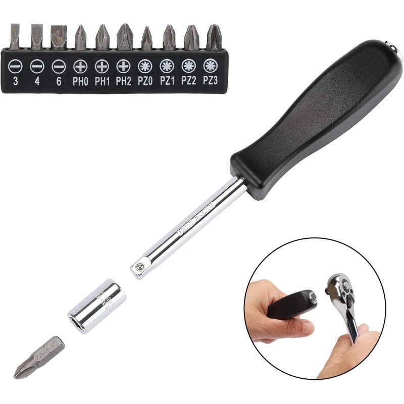 Focus tool 62pcs 1/4 Inch Drive Master Socket Set with