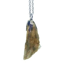 CRIGEMA - Pendant Necklace Minerals Semi-Precious Stones Jewellery Handmade, Stone, Labradorite