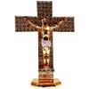 Purpledip Metal Crucifix (Jesus Christ on The Cross) with Glittering
