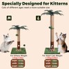 Fantasreen Cat Scratching Post 35'' Tall with Toy Mouse for