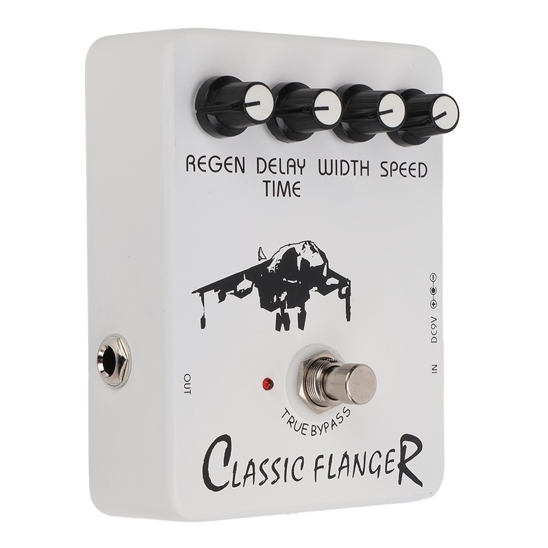 Guitar Effect Pedal Metallic Flanger Sounds Rapid Tremulous Vibrato Electric