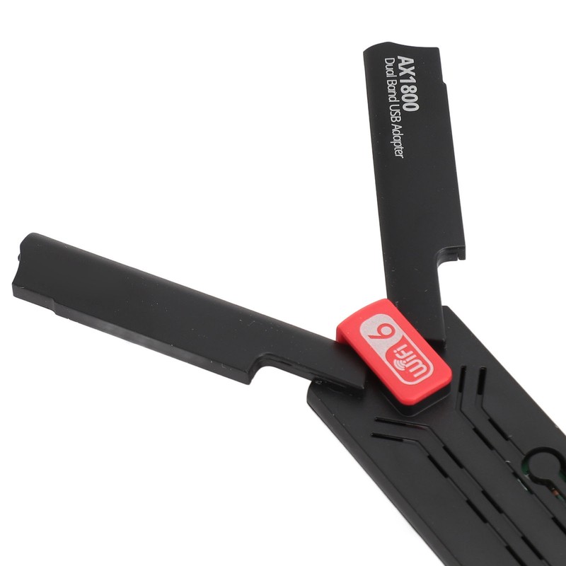 AX1800 WiFi 6 USB Adapter 5dBi Dual Antennas 2.4GHz 5GHz