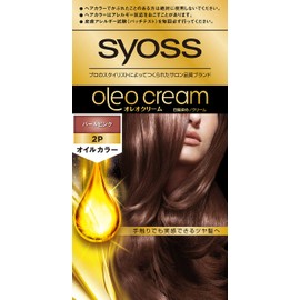 Syoss Oleo Cream, Hair Color, Salon Quality, Dye for White Hair, Bonus Item Included, 2P Pearl Pink