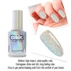 Color Club Halographic Tones Esmalte de uñas, multicolor, arpa en