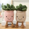 OUKEYI Plant Plush Toys Succulents Decoration Plant Plush Toy Soft