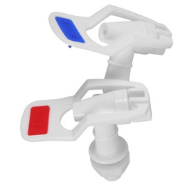 2pcs Water Dispenser Faucet Water Bottle Faucet Assembly Water Cooler Spigots Water Fountain Faucet for Car Cold Hot Water Faucet Car Mount Drinks Dispenser Taps Plastic Angoily