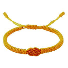 Pulsera De Protección Hilo Rojo Budista Tibetana Ajustable