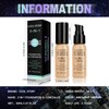 2-in-1 Foundation and Concealer Long Wear Natural Matte Finish Lightweight