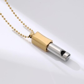 Breathing Necklace, Anxiety Necklace for Meditation, Relaxation, Calming Down, and Reducing Stress (Gold, One size)