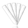 Pack of 5 Rulers 15 cm, Plastic Ruler Children Primary