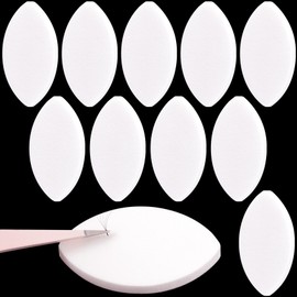 OIIKI Eye Shaped Practice Sponge, 10Pcs Lash Exercise Sponge, Practice Sponges, Lash Map Sponge for Beginners Makeup Eyelash Lash Extensions Supplies for Women,